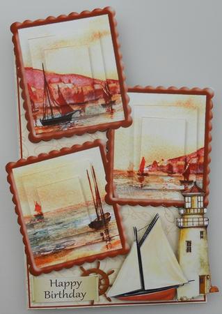 Picture Frames Mini-kit - Autumn Sea by Linda Short