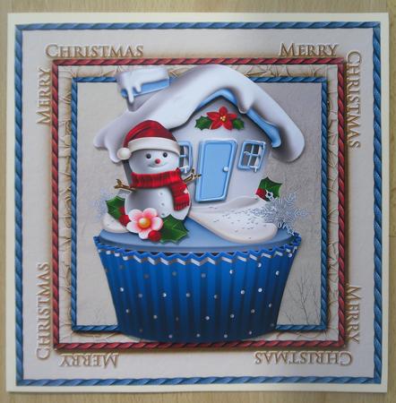 7.5" Card Topper & Gifttag Christmas 7 by Linda Short