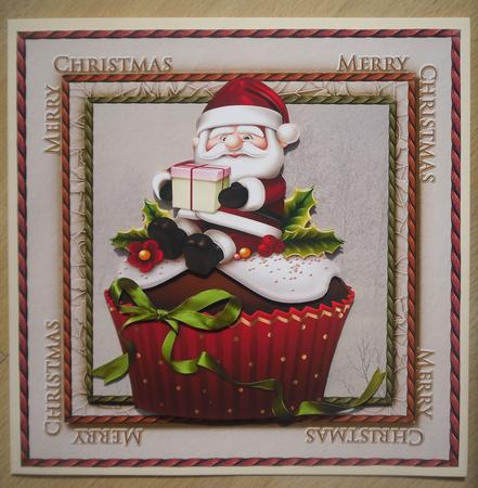 7.5" Card Topper & Gifttag Christmas 5 by Linda Short