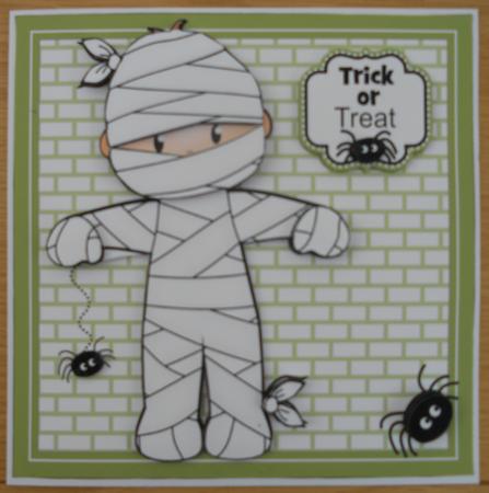 Mummy Josh Birthday/halloween Topper by Linda Short