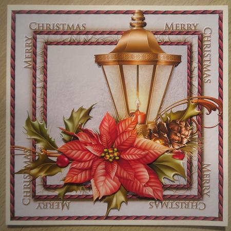 7.5" Card Topper & Gifttag Christmas 1 by Linda Short