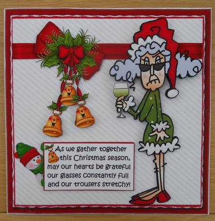 8x8 Stella Sends Christmas Greetings Mini Kit by Linda Short