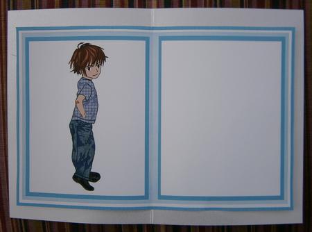 Lovely A5 Incert Grandson by Linda Short