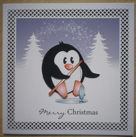 Fishing Penguin by Linda Short