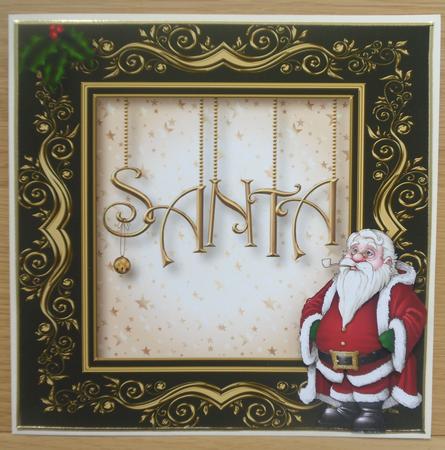 'santa' in Green by Linda Short