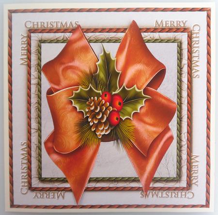 7.5" Card Topper & Gifttag Christmas 4 by Linda Short