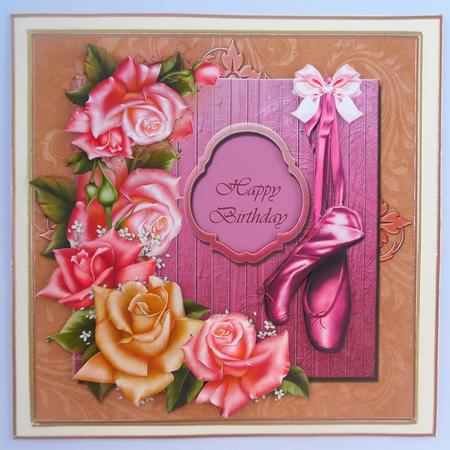 Pink Ballerina Shoes Plus Gift Card by Linda Short