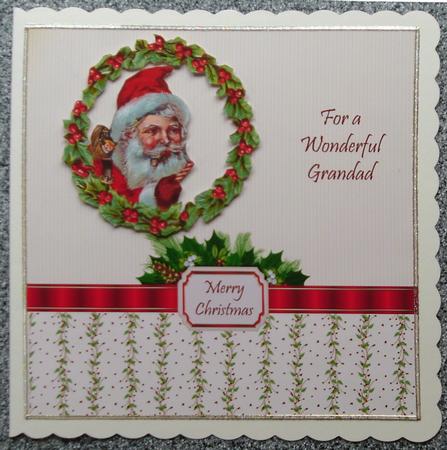 8in Backing Biege with Red Banner by Linda Short