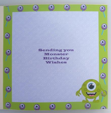 Green Monster Insert 8x8 by Linda Short