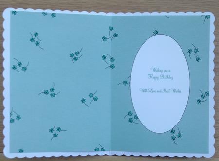 Floral Green Insert by Linda Short