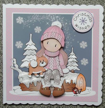 Chloe in Hat & Jumper Topper Mini Kit by Linda Short