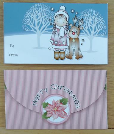 Chloe with Reindeer Christmas Money Wallet by Linda Short