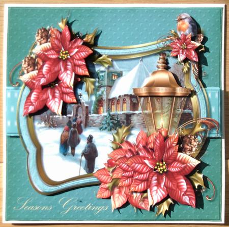 Beautiful Vintage Christmas & Poinsettias by Linda Short