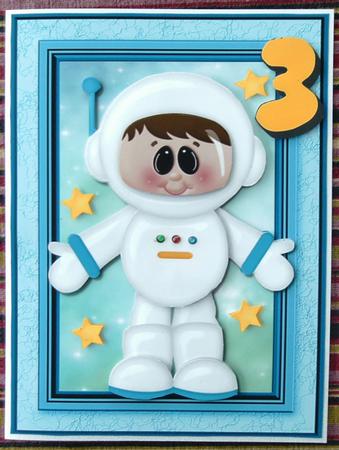 Astronaut Birthday Boy 1-5 by Linda Short