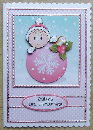 Baby Girl First Christmas by Linda Short