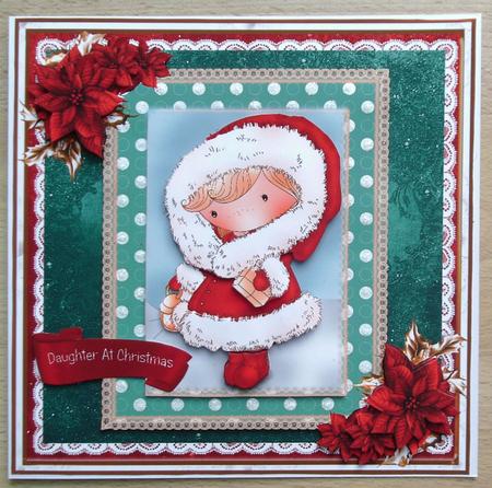 Cute Across the Miles Card Front Kit by Linda Short