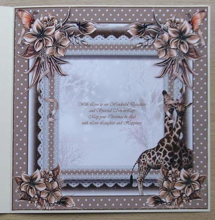 Insert to Compliment the Christmas Giraffes by Linda Short