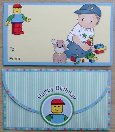 Andy with Bricks Money Wallet by Linda Short
