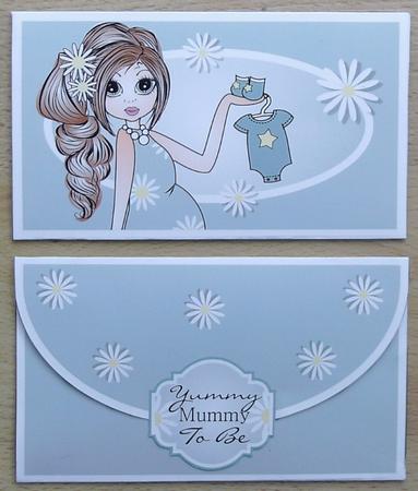 Yummy Mummy Emma Blue Money Wallet by Linda Short