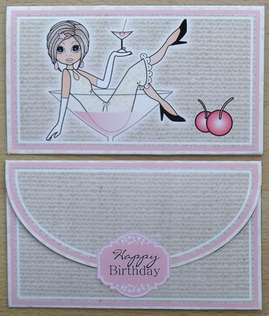 Cocktail Emma Money Wallet by Linda Short