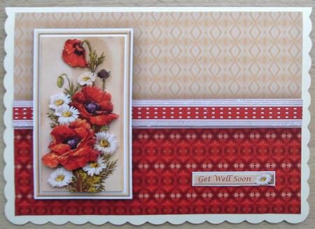 Classic Poppies Quick Card by Linda Short