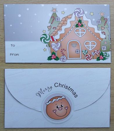 Gingerbread Christmas Money Wallet by Linda Short