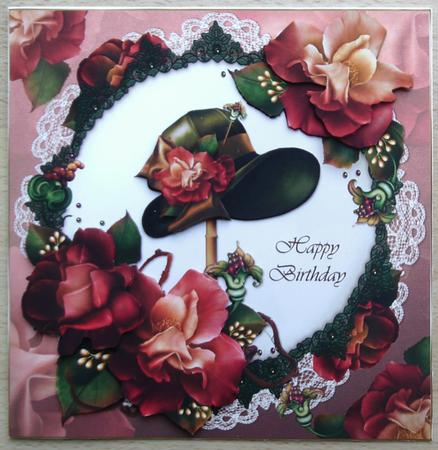 8x8 Milliners Delight by Linda Short