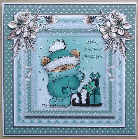 Christmas Hold My Hand Topper by Linda Short