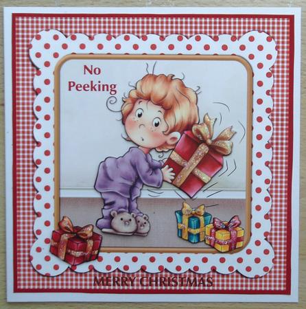 Christmas Gifts Stacker Card by Linda Short