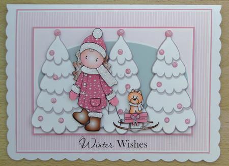 Chloe with Sledge Topper by Linda Short