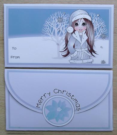 Winter Emma Christmas Money Wallet by Linda Short