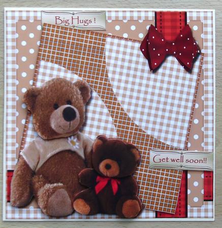 Quick Cute Card Teddie Bears by Linda Short