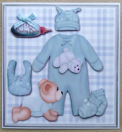 Quick Card New Baby Boy by Linda Short
