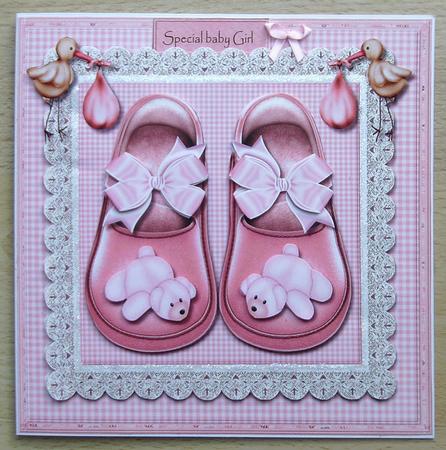 Quick Card Baby Girl Shoes 2 by Linda Short