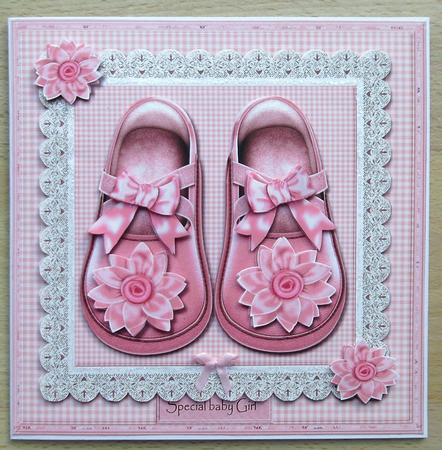 Quick Card Baby Girl Shoes by Linda Short
