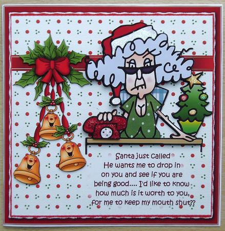 8x8 Stella Santa Just Called Mini Kit by Linda Short