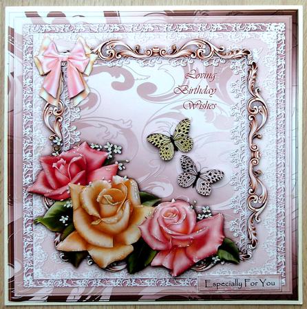 Lace Topper & Roses Mini Kit by Linda Short