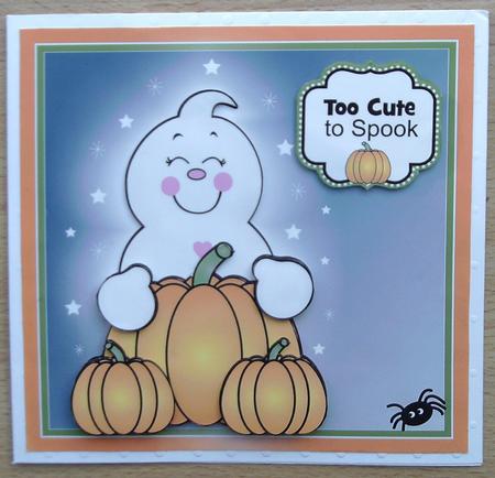 Too Cute to Spook Topper by Linda Short