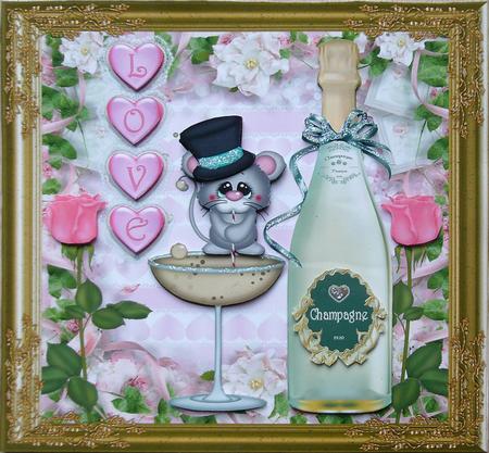 Its Love Romance/Anniversary 8x8ins Mini Kit by Linda Short