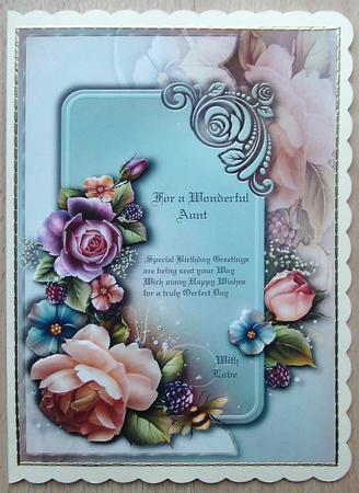Layers of Flowers Card Topper 1 by Linda Short