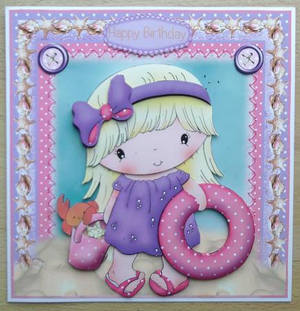 Penny's Summer Card Front Kit by Linda Short