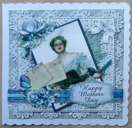 Vintage Harrison Fisher Lady Birthday Topper Mini Kit by Linda Short