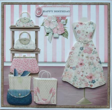 Love Fashion, Shoes and Handbags Card by Linda Short