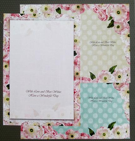 Almond Blossom A4 Pastel Backgroundpaper 118 A by Linda Short