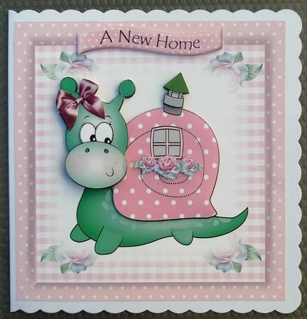 A New Home Snail Topper by Linda Short