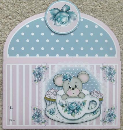 Teacup Mouse Money Wallet by Linda Short