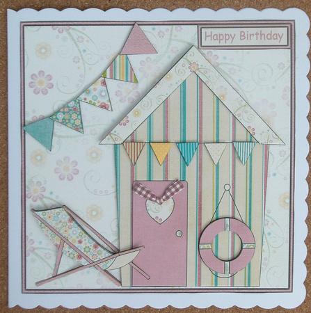 Shabby Chic Beach Hut 8x8 Mini Kit by Linda Short