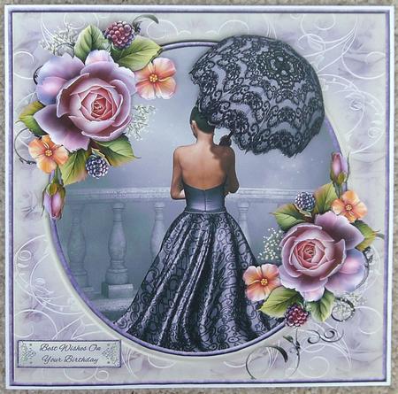 A Stroll on the Balcony Quick Card by Linda Short