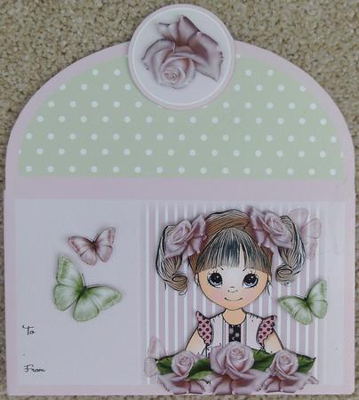Grace with Rose Money Wallet by Linda Short