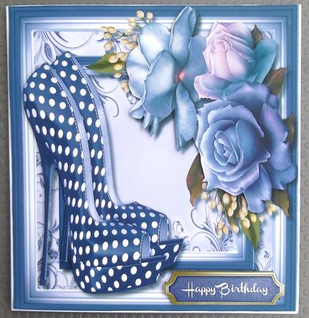 Lovely Liklac Beleep Roses with Polka Dot Shoes  by Linda Short